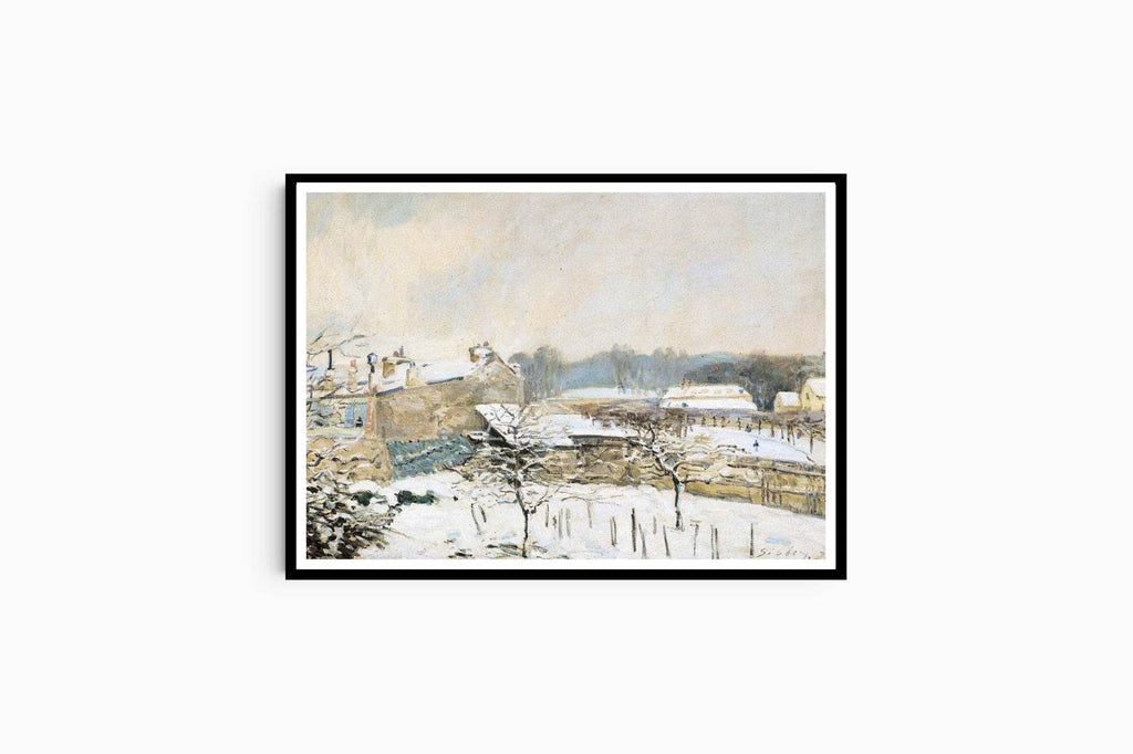 Alfred Sisley - Effet de Neige à Louveciennes - Hakyarts