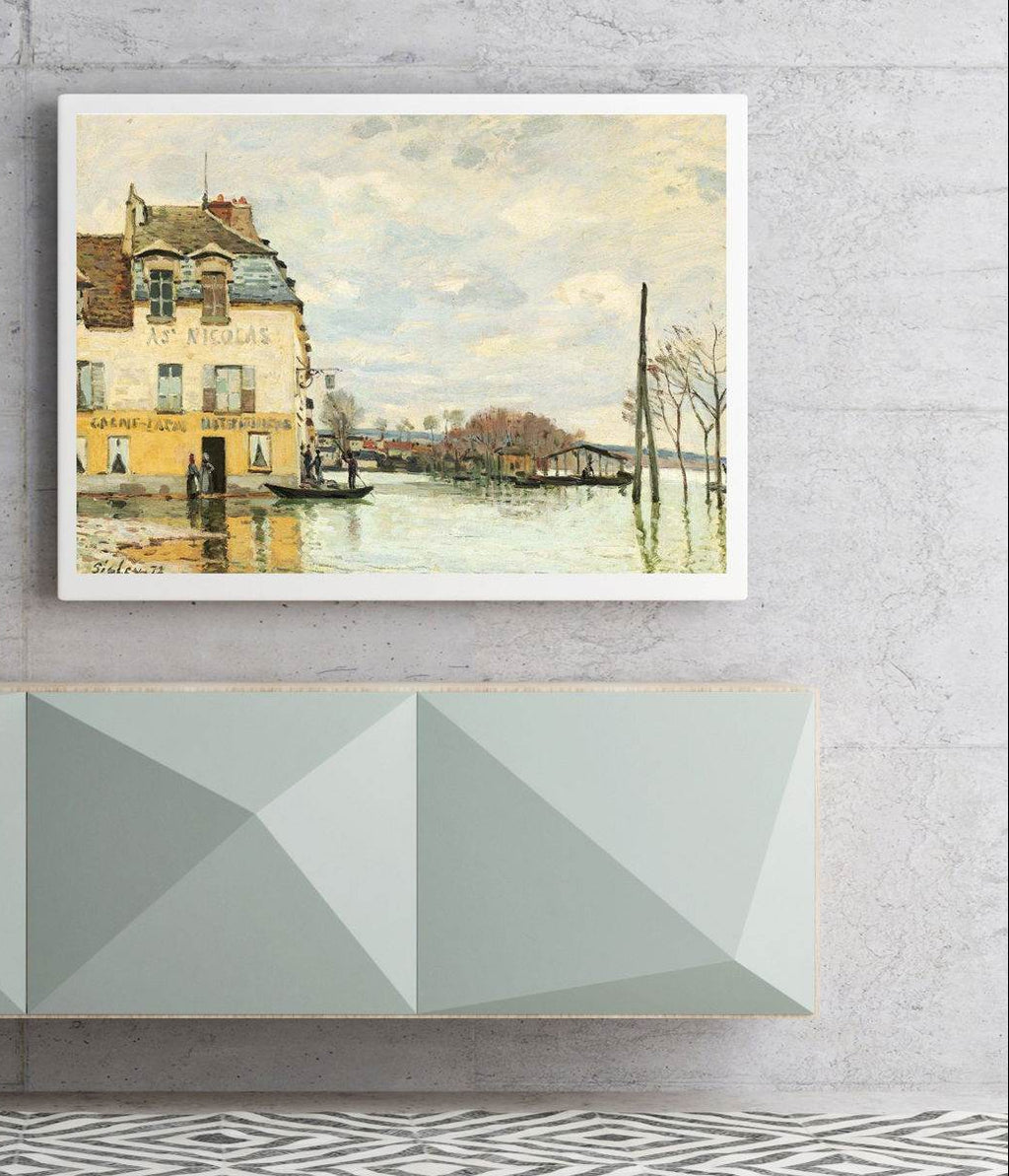 Alfred Sisley - Flood at Port-Marly - Hakyarts