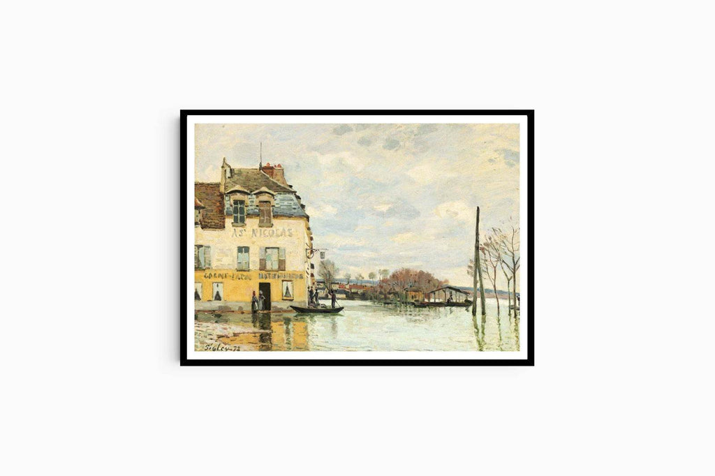 Alfred Sisley - Flood at Port-Marly - Hakyarts