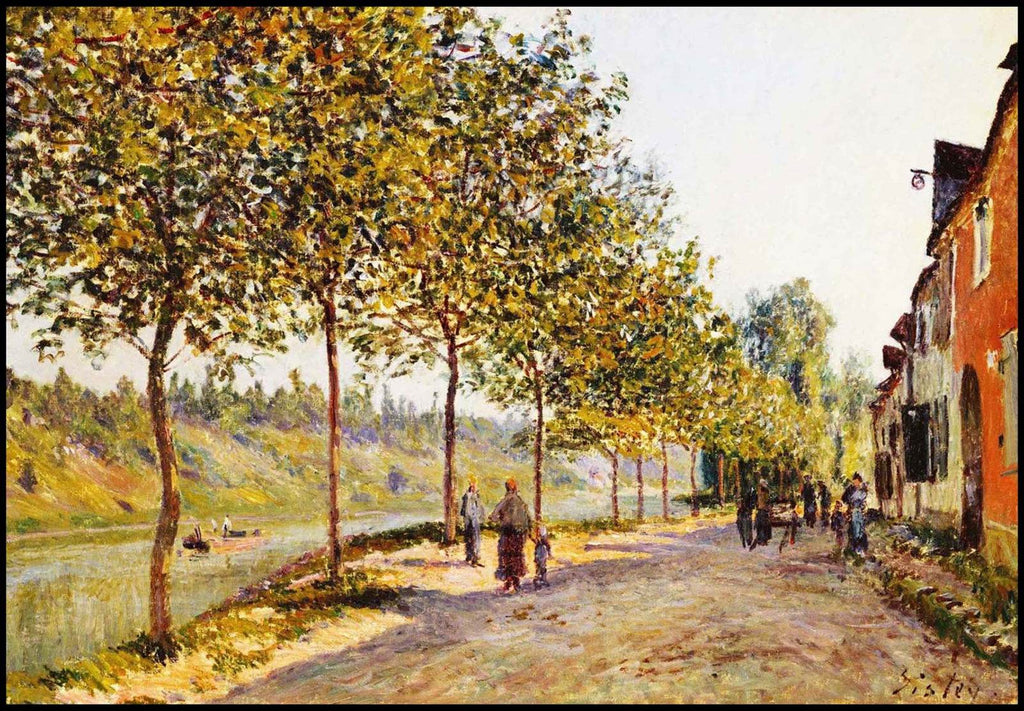 Alfred Sisley - June Morning in Saint-Mammès - Hakyarts