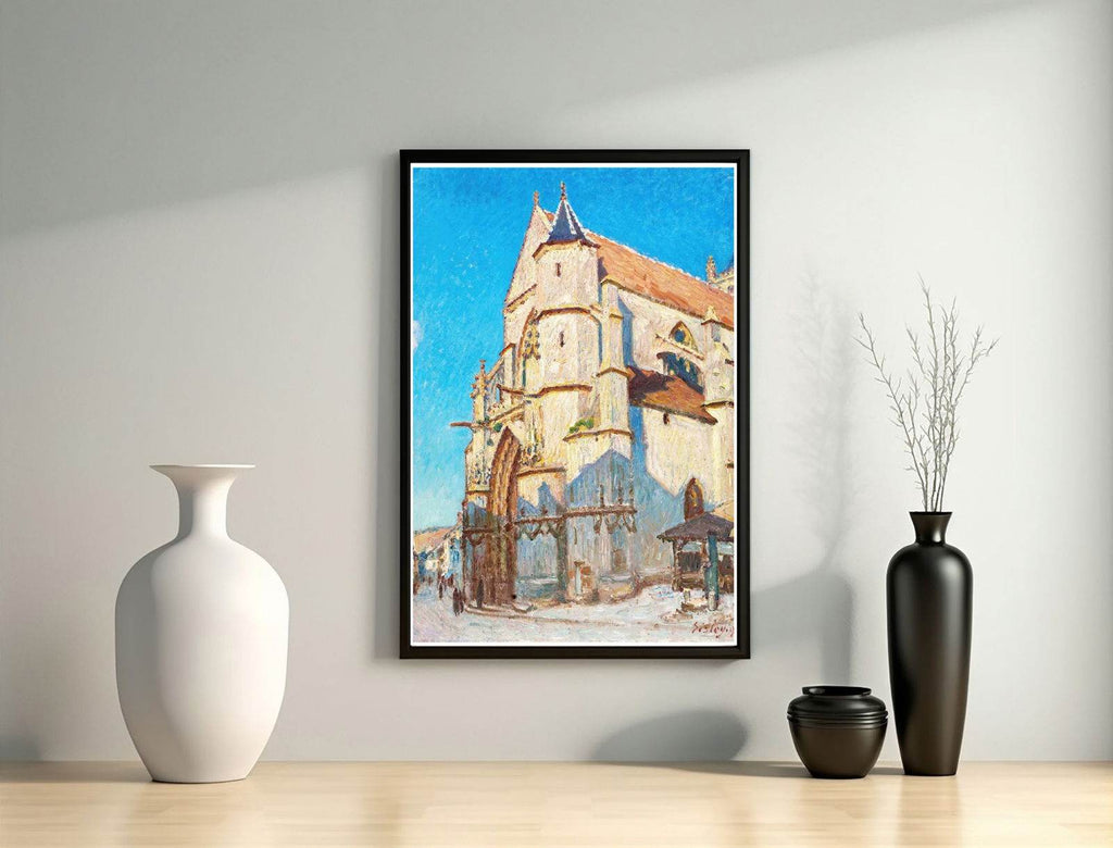Alfred Sisley - L’Église de Moret - Hakyarts