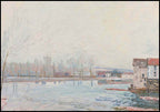 Alfred Sisley - L’hiver à Moret - Hakyarts