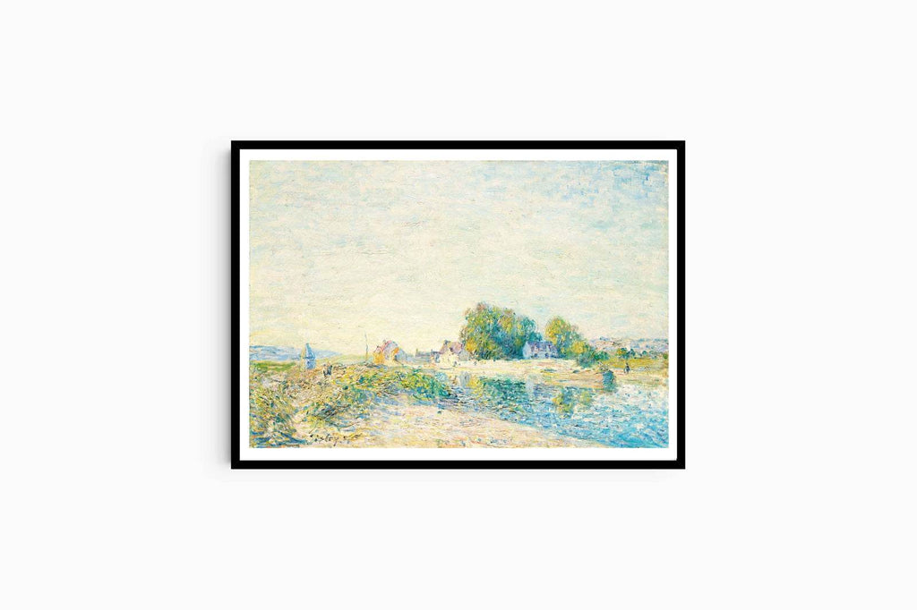 Alfred Sisley - Le Barrage du canal du Loing à Saint-Mammès - Hakyarts