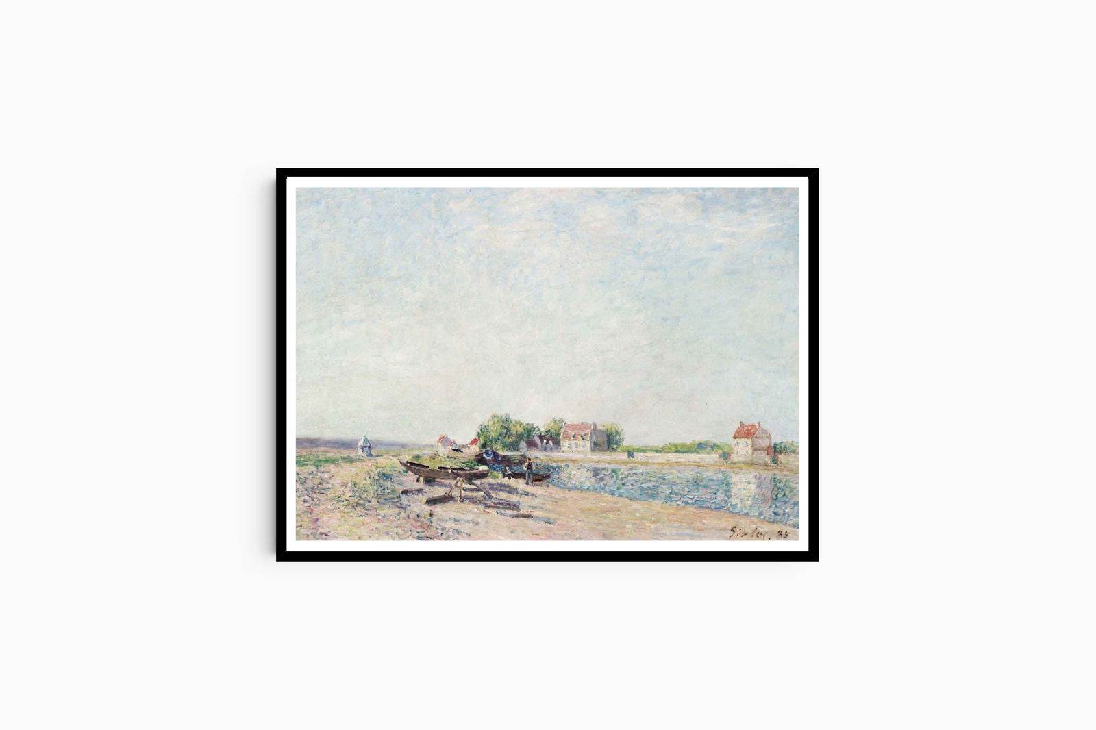 Alfred Sisley - Le Canal Du Loing À Saint-Mammès - Hakyarts