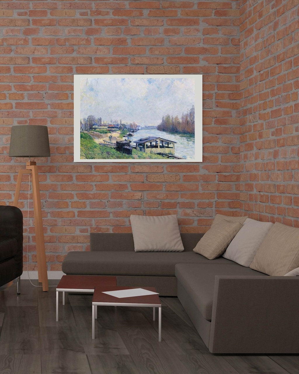 Alfred Sisley - Le Lavoir De Billancourt - Hakyarts