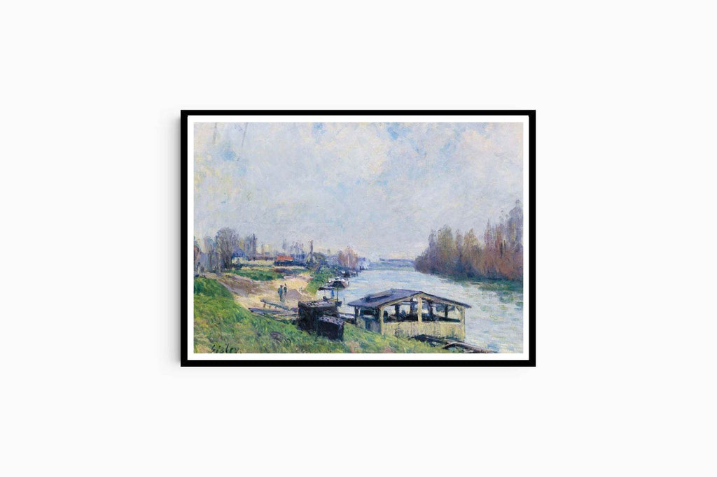 Alfred Sisley - Le Lavoir De Billancourt - Hakyarts