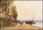 Alfred Sisley - Le Remorqueur sur le Loing - Hakyarts
