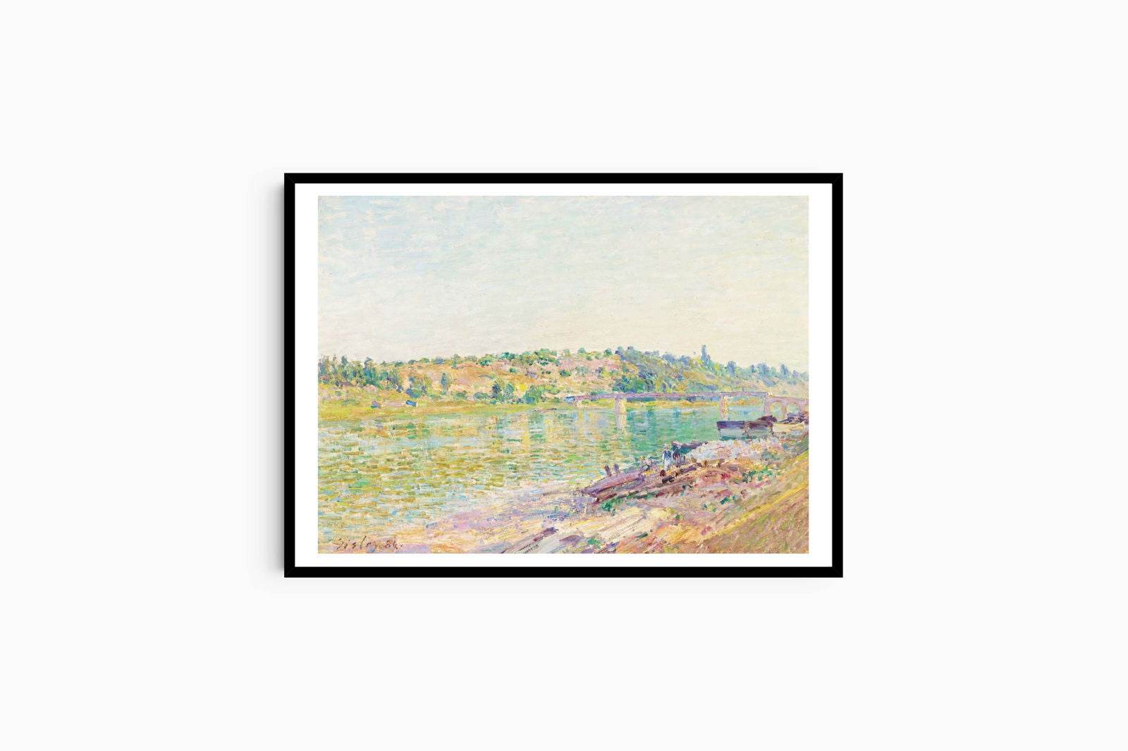 Alfred Sisley - Les Coteaux De La Celle-Sous-Moret - Hakyarts
