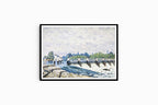 Alfred Sisley - Moseley Weir Hampton Court - Hakyarts