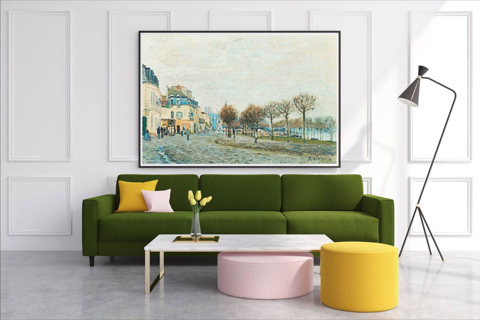 Alfred Sisley - Port-Marly avant l’inondation - Hakyarts