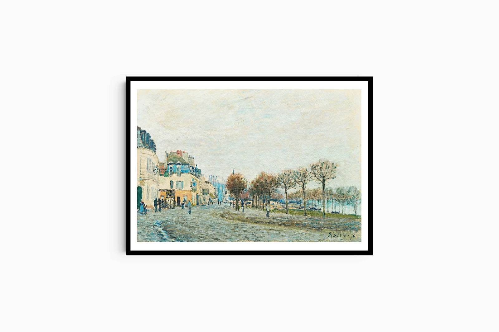 Port-Marly avant l'inondation – Alfred Sisley Poster
