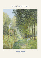 Alfred Sisley - Rest Along the Stream Poster
