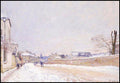 Alfred Sisley - Rue Eugène Moussoir at Moret - Hakyarts