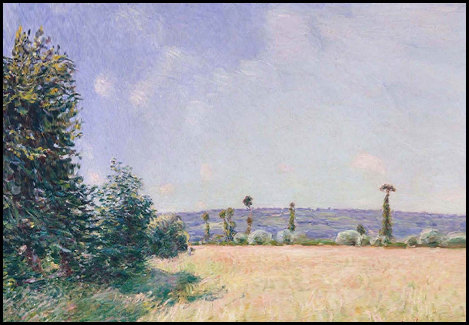 Alfred Sisley - Sahurs Meadows in Morning Sun - Hakyarts
