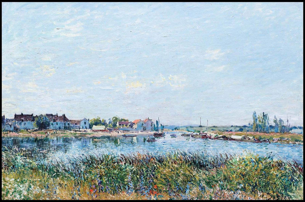 Alfred Sisley - Saint-Mammès le matin - Hakyarts