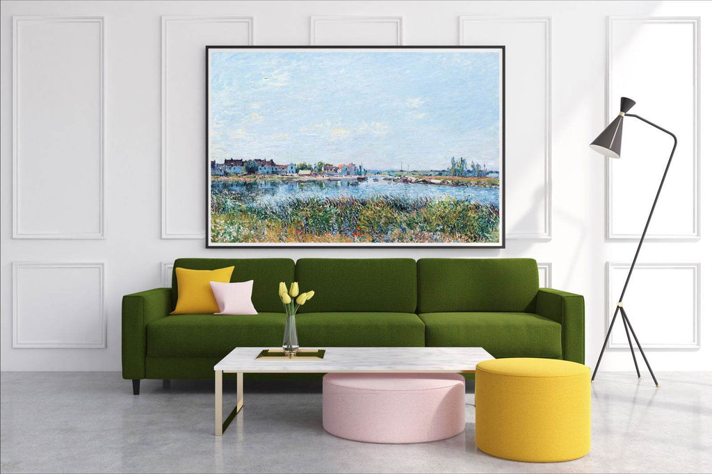 Alfred Sisley - Saint-Mammès le matin - Hakyarts