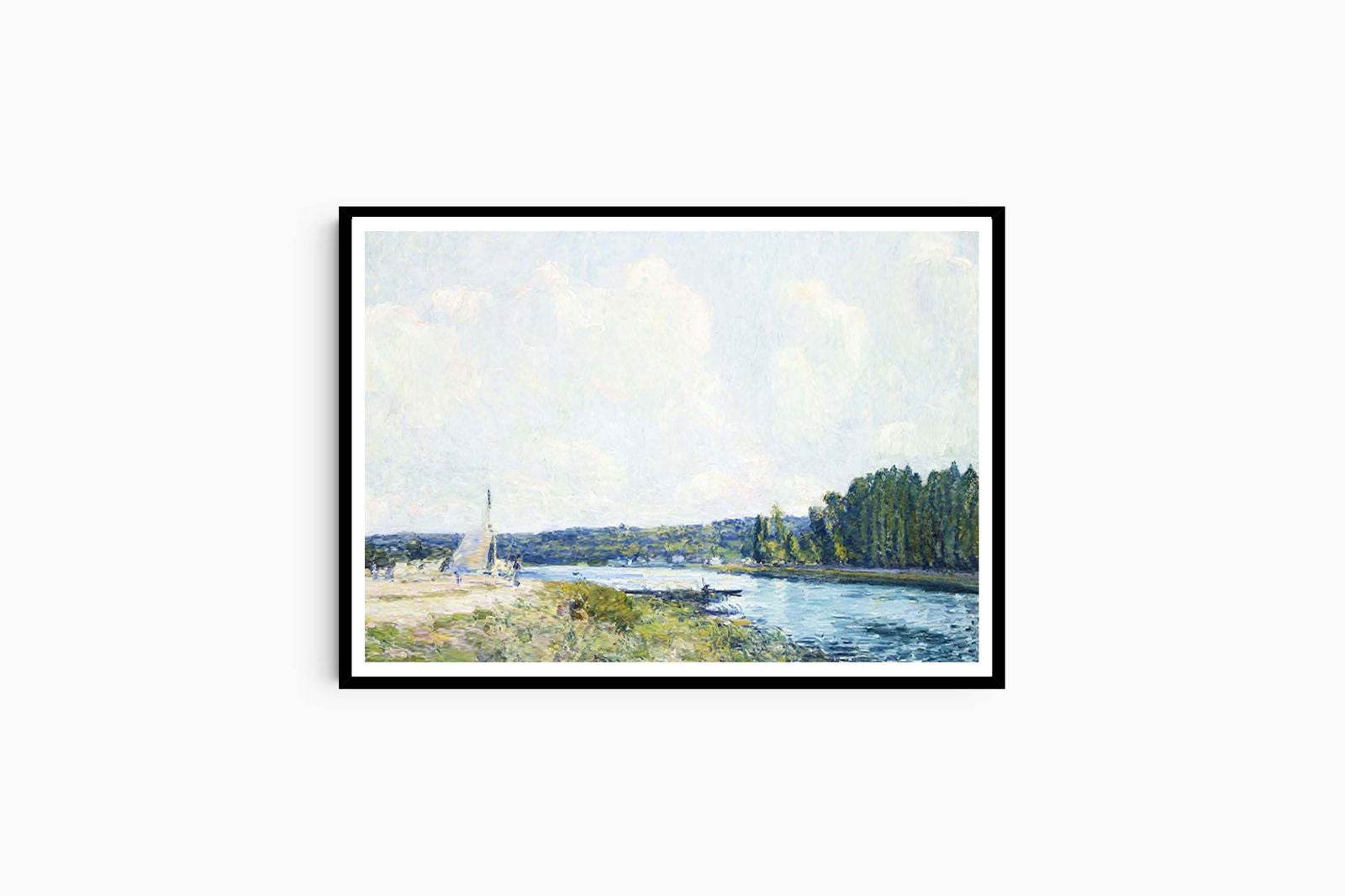 Alfred Sisley - The Banks of the Oise - Hakyarts