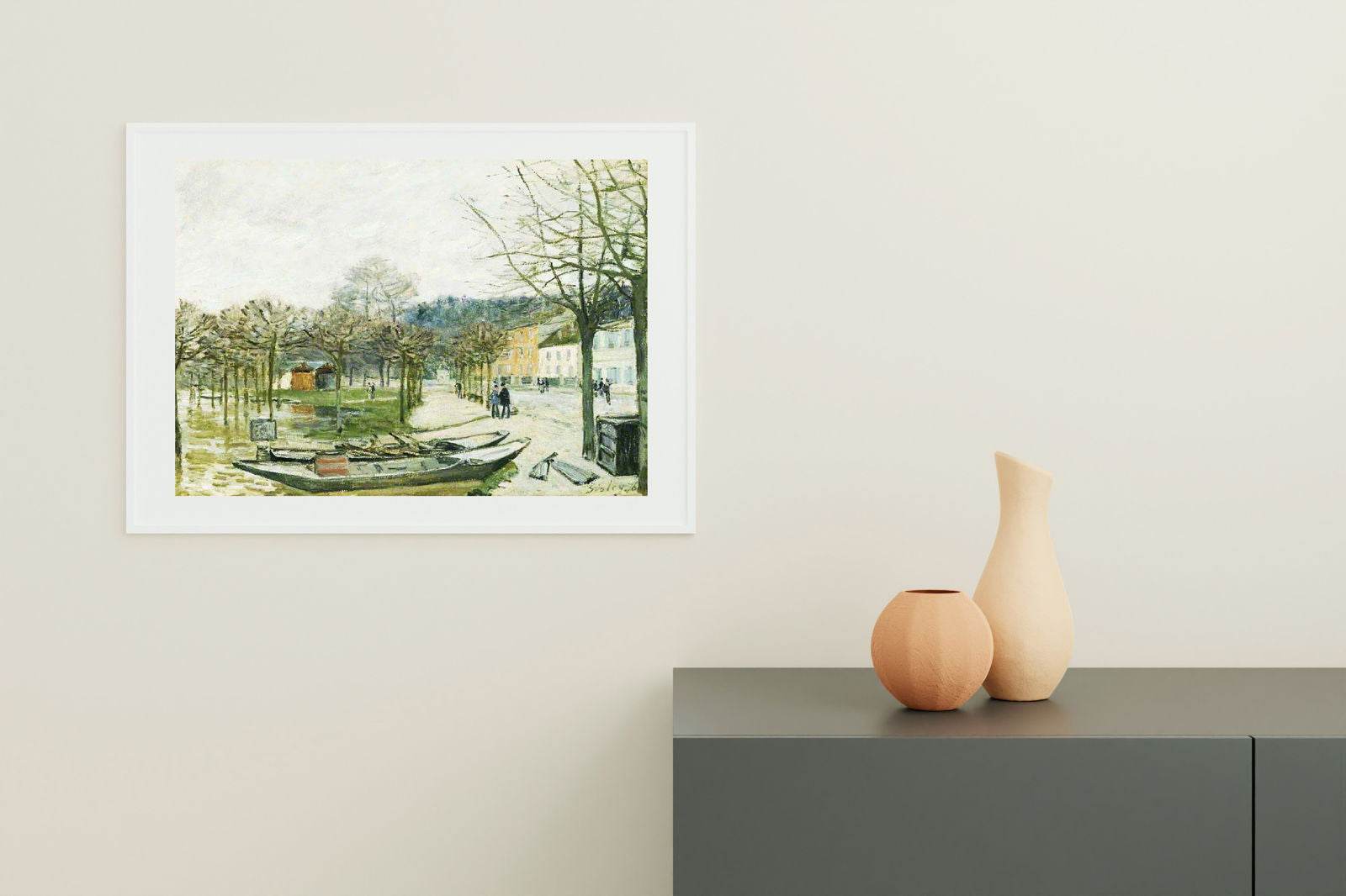 Alfred Sisley - The Flood at Port-Marly - Hakyarts