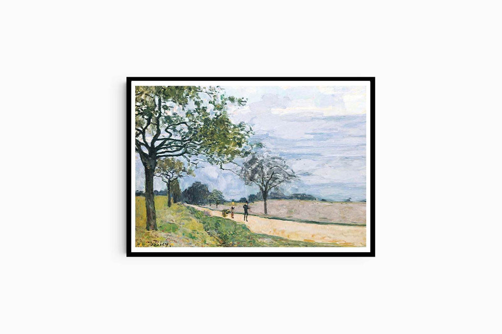 Alfred Sisley - The Road from Versailles to Louveciennes - Hakyarts