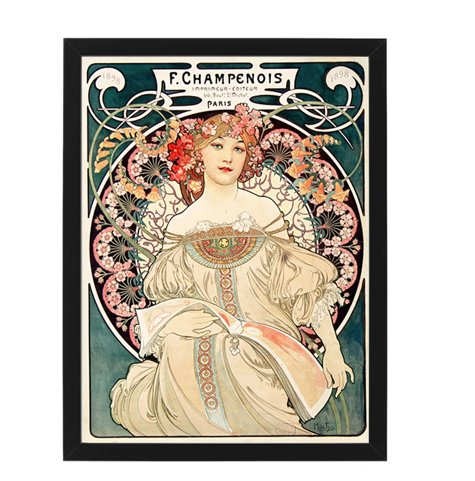 Alphonse Mucha - F Champenois Poster - Hakyarts