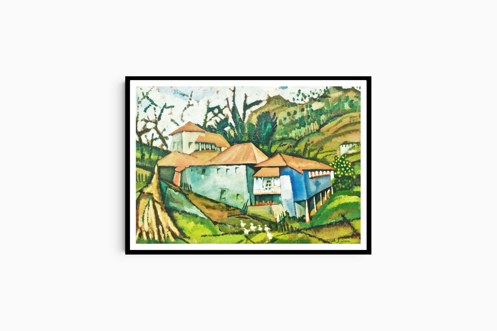 Amadeo de Souza-Cardoso - Small River House