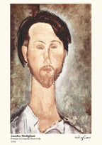 Amedeo Modigliani- Portrait of Léopold Zborowski Poster