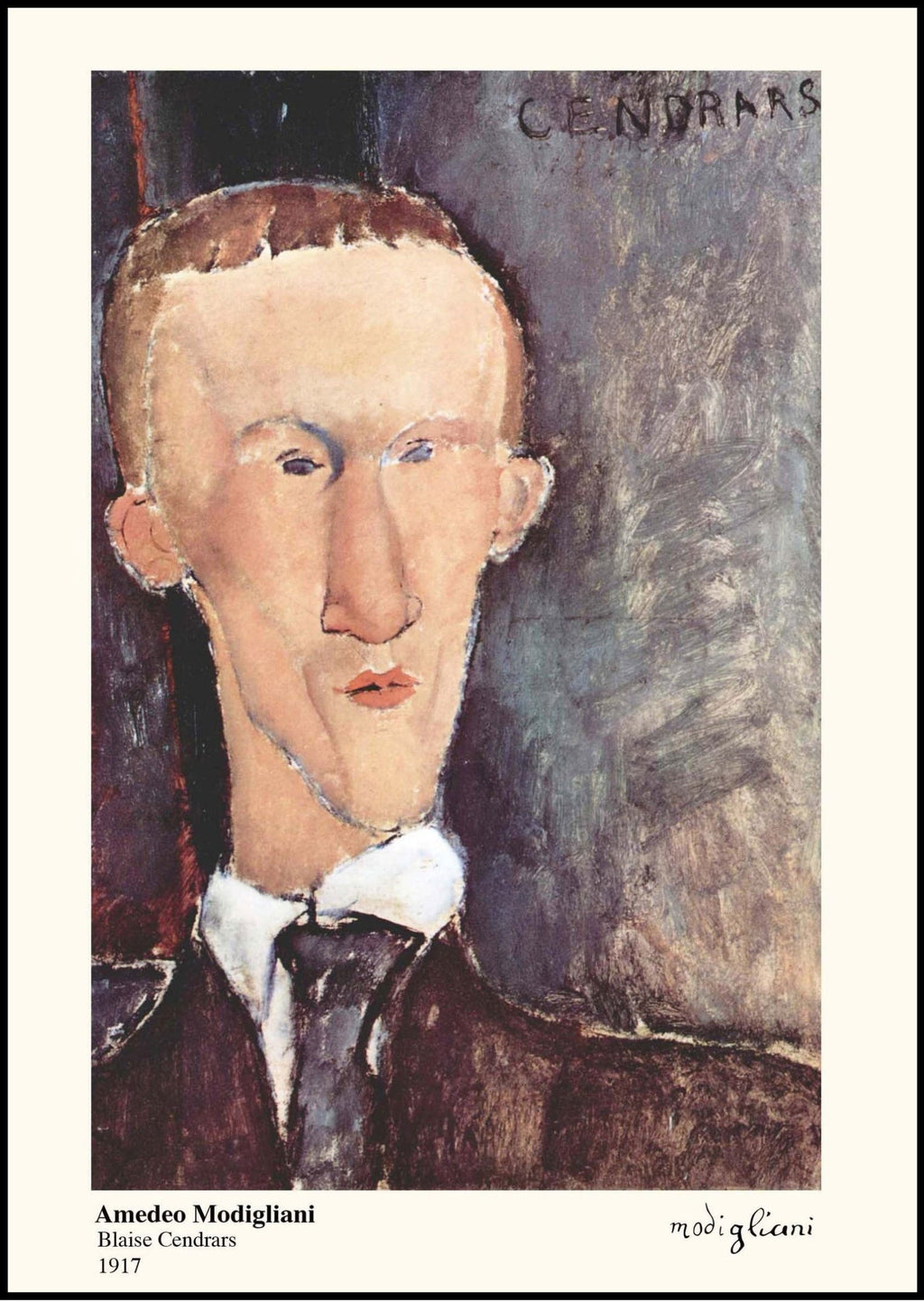 Amedeo Modigliani - Blaise Cendrars Poster