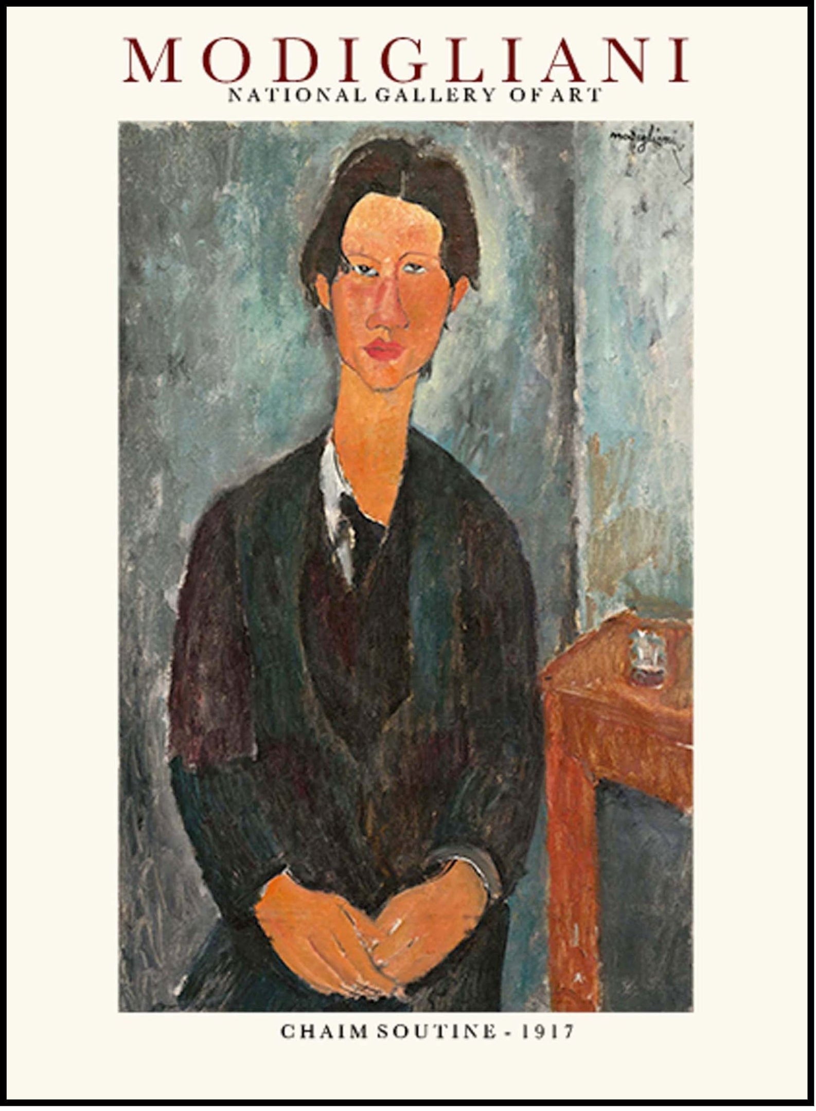 Soutine Poster Amedeo Modigliani - Chaim Soutine Poster – Hakyarts