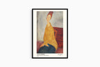 Amedeo Modigliani - Jeanne Hébuterne in Yellow Sweater Poster