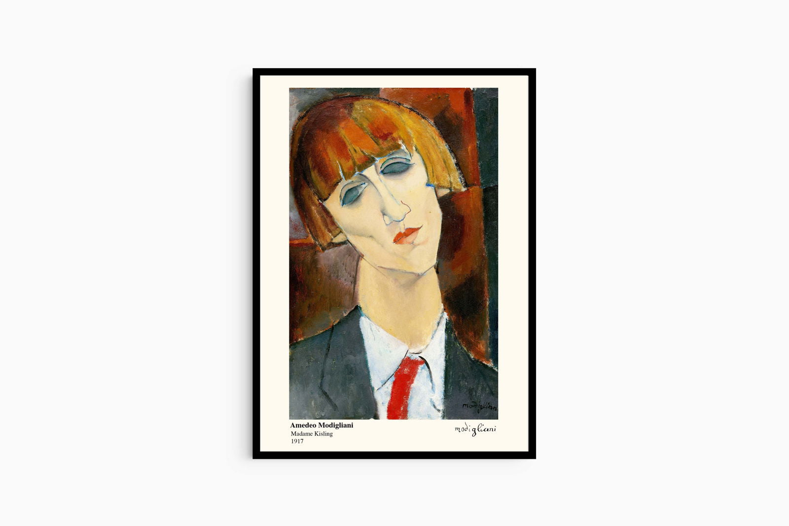 Amedeo Modigliani - Madame Kisling Poster