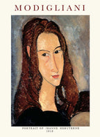 Amedeo Modigliani - Portrait of Jeanne Hebuterne Poster