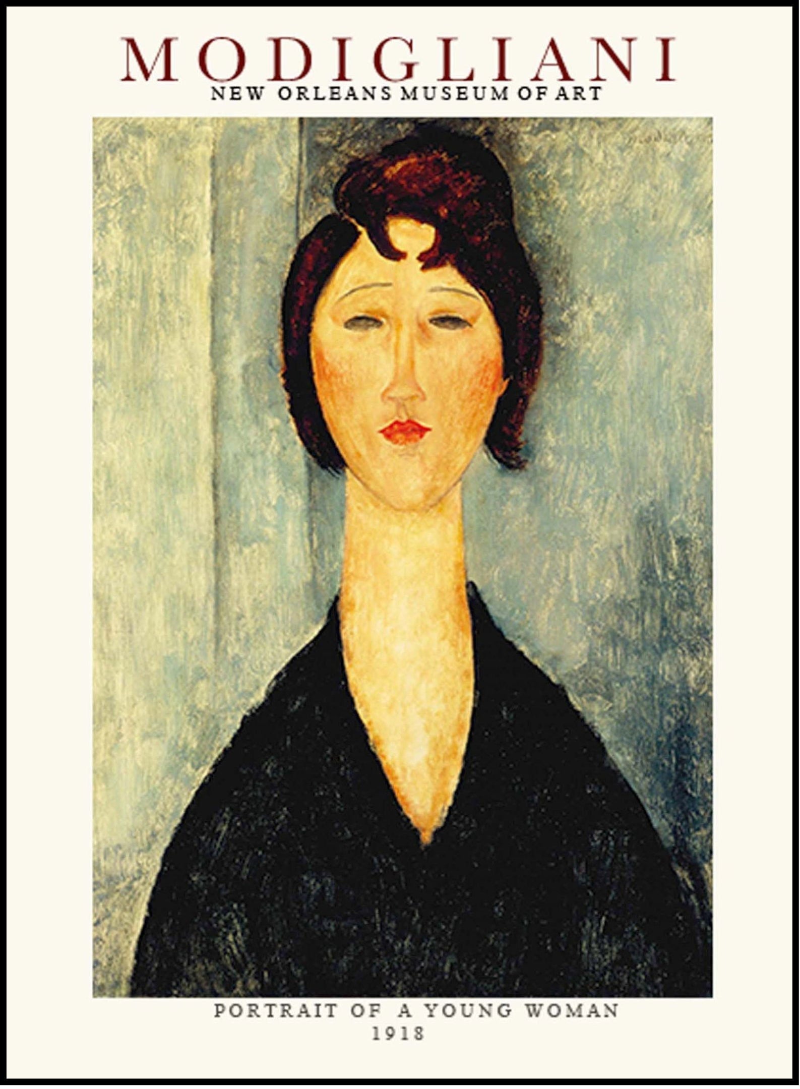 Amedeo Modigliani - Portrait of a Young Woman Poster