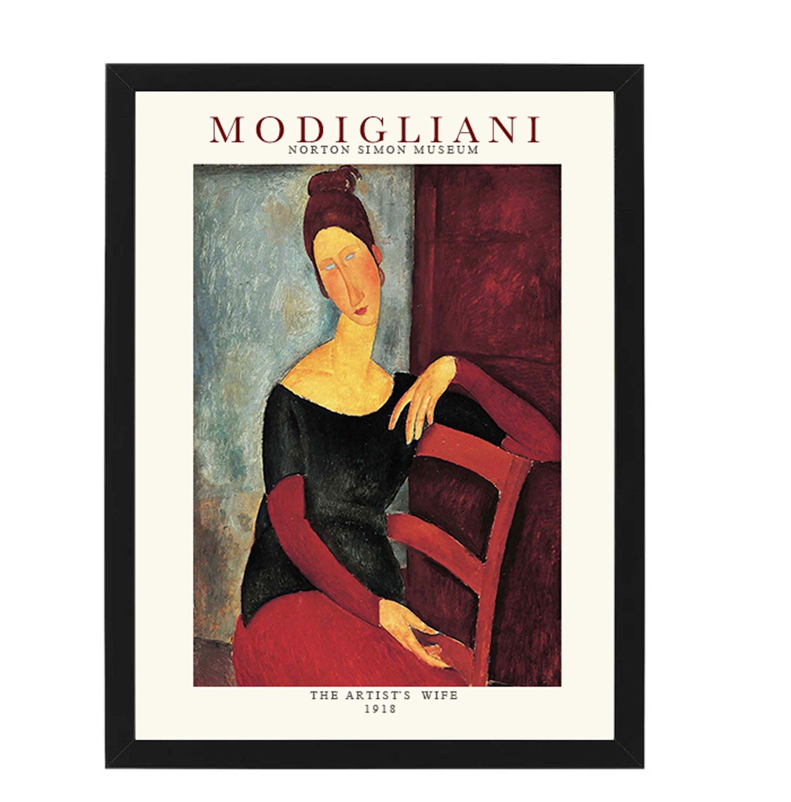 Amedeo Modigliani - Portrait of the Artist's Wife Poster