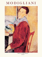 Amedeo Modigliani - Self-Portrait Poster