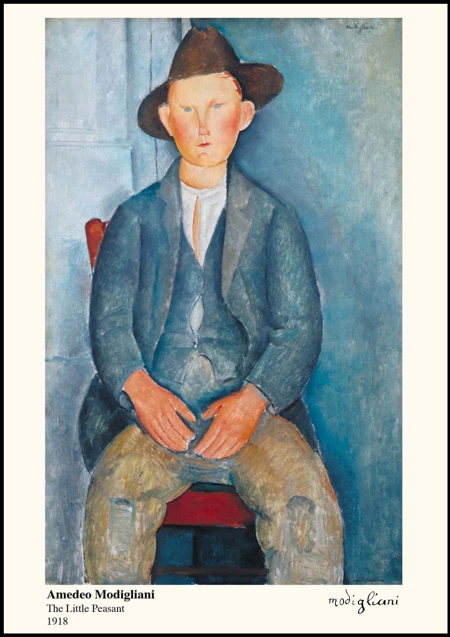 Amedeo Modigliani - The Little Peasant Poster