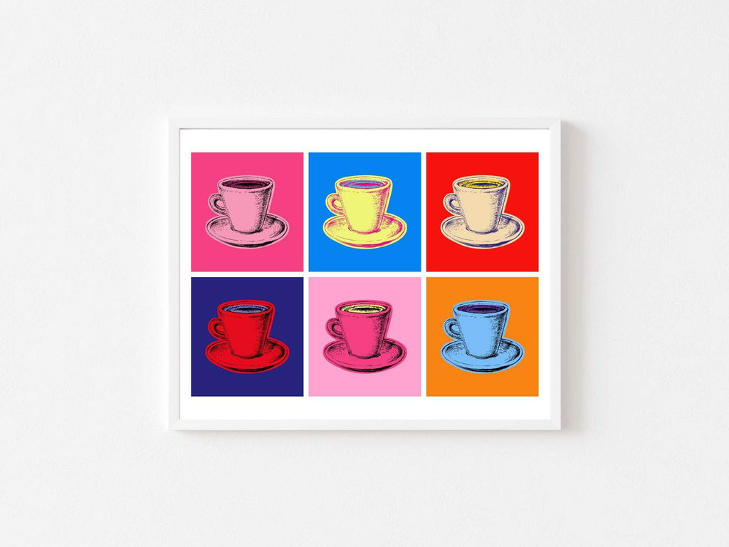 Andy Warhol - Coffee of Mug Poster - Hakyarts