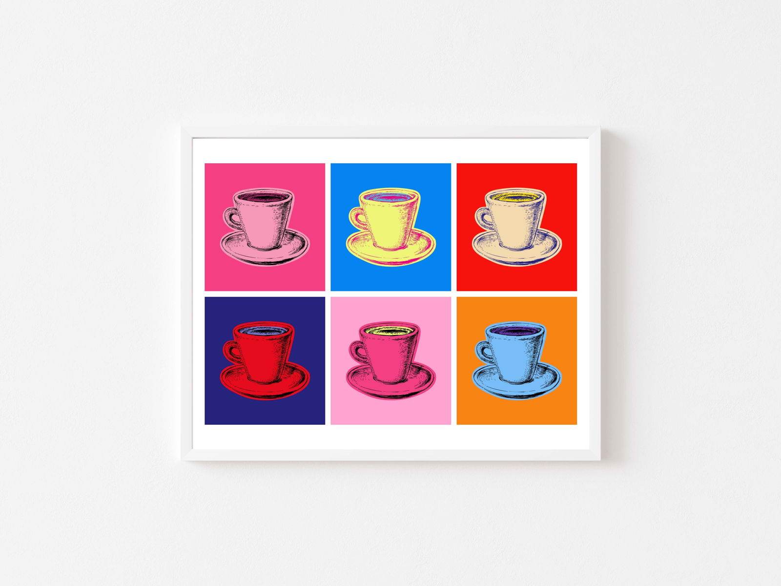 Andy Warhol - Coffee of Mug Poster - Hakyarts