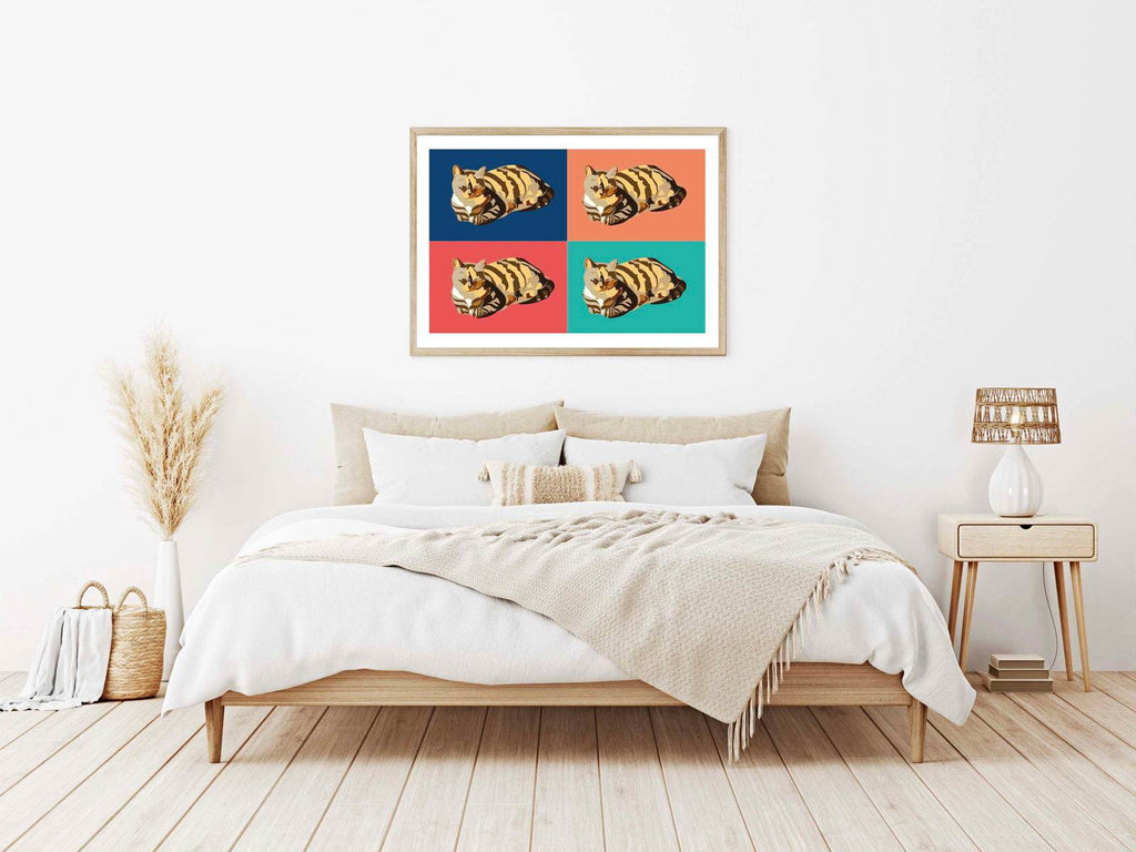 Andy Warhol Style - Cats Poster - Hakyarts