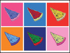 Andy Warhol Style - Slice of Pizza Poster - Hakyarts
