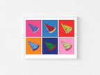 Andy Warhol Style - Slice of Pizza Poster - Hakyarts