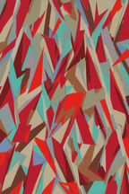 Set of 4 Angular Abstract Prints – Modern Minimalist Wall Art - Hakyarts