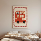 Animal Parade – Whimsical Transport Poster