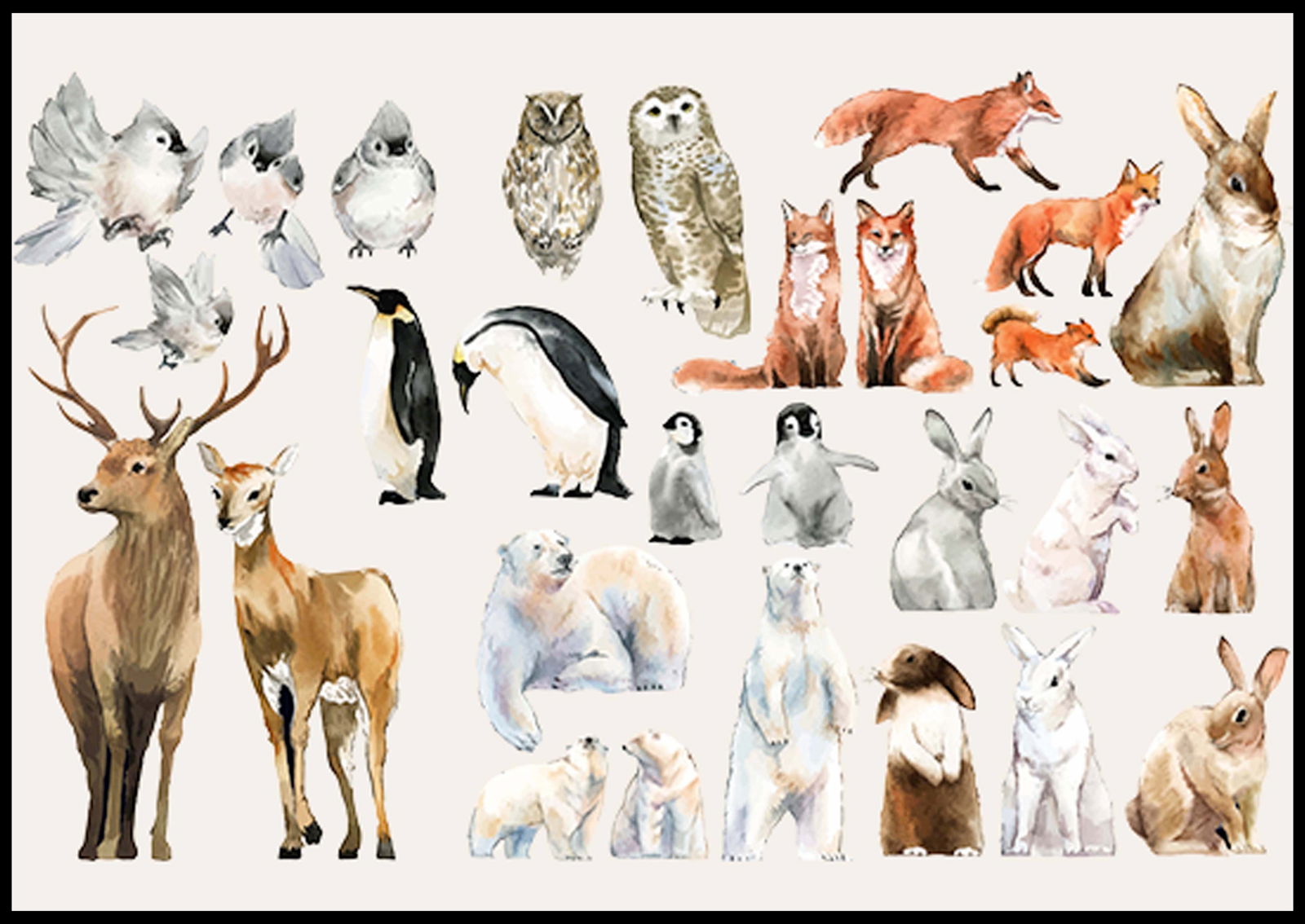 Animal Forest Poster