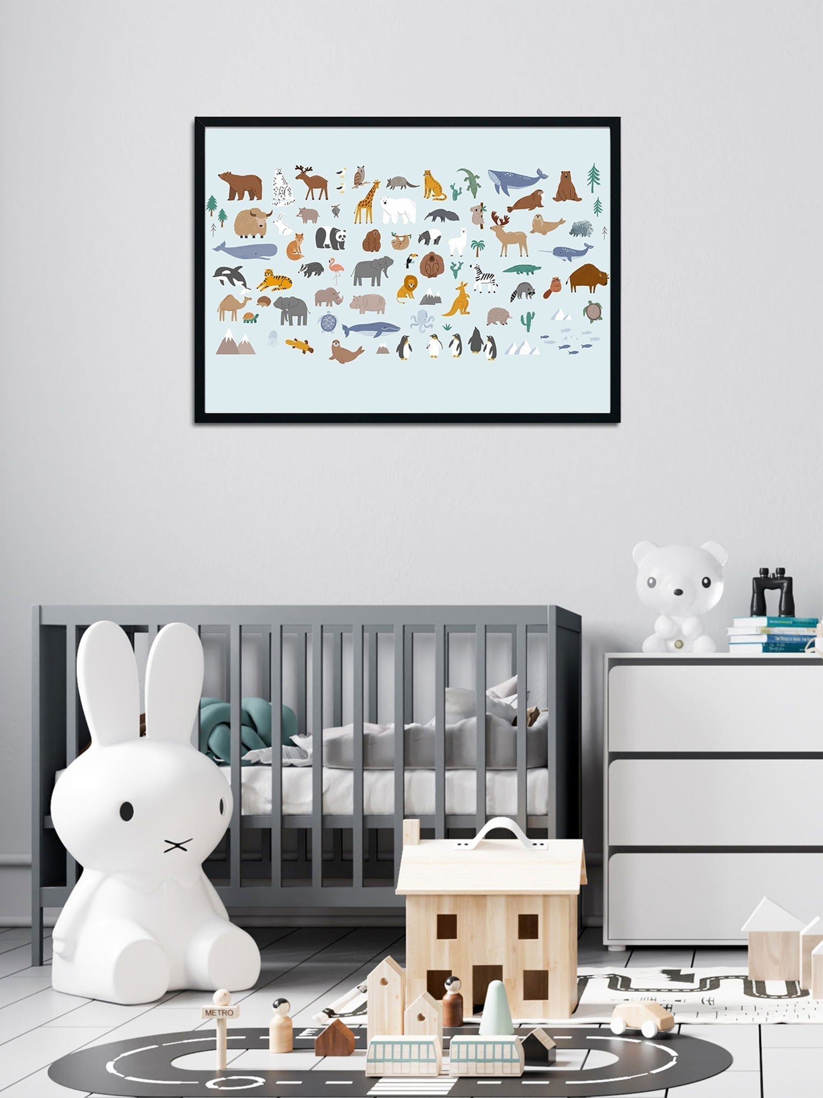 Animals World Poster
