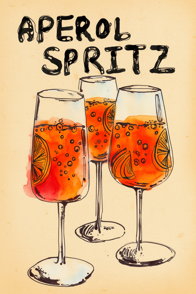 Set of 3 Cocktail Posters