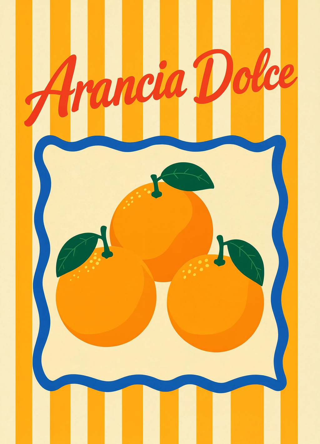 Set of 2 Arancia Dolce + Floral Print in Sunlit Kitchen | Mediterranean Citrus & Botanical Kitchen Wall Art Prints