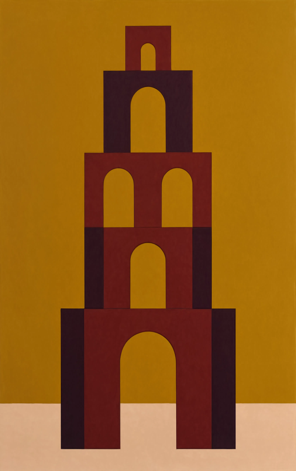 Arch Totem Study II | Contemporary Abstract Art Print