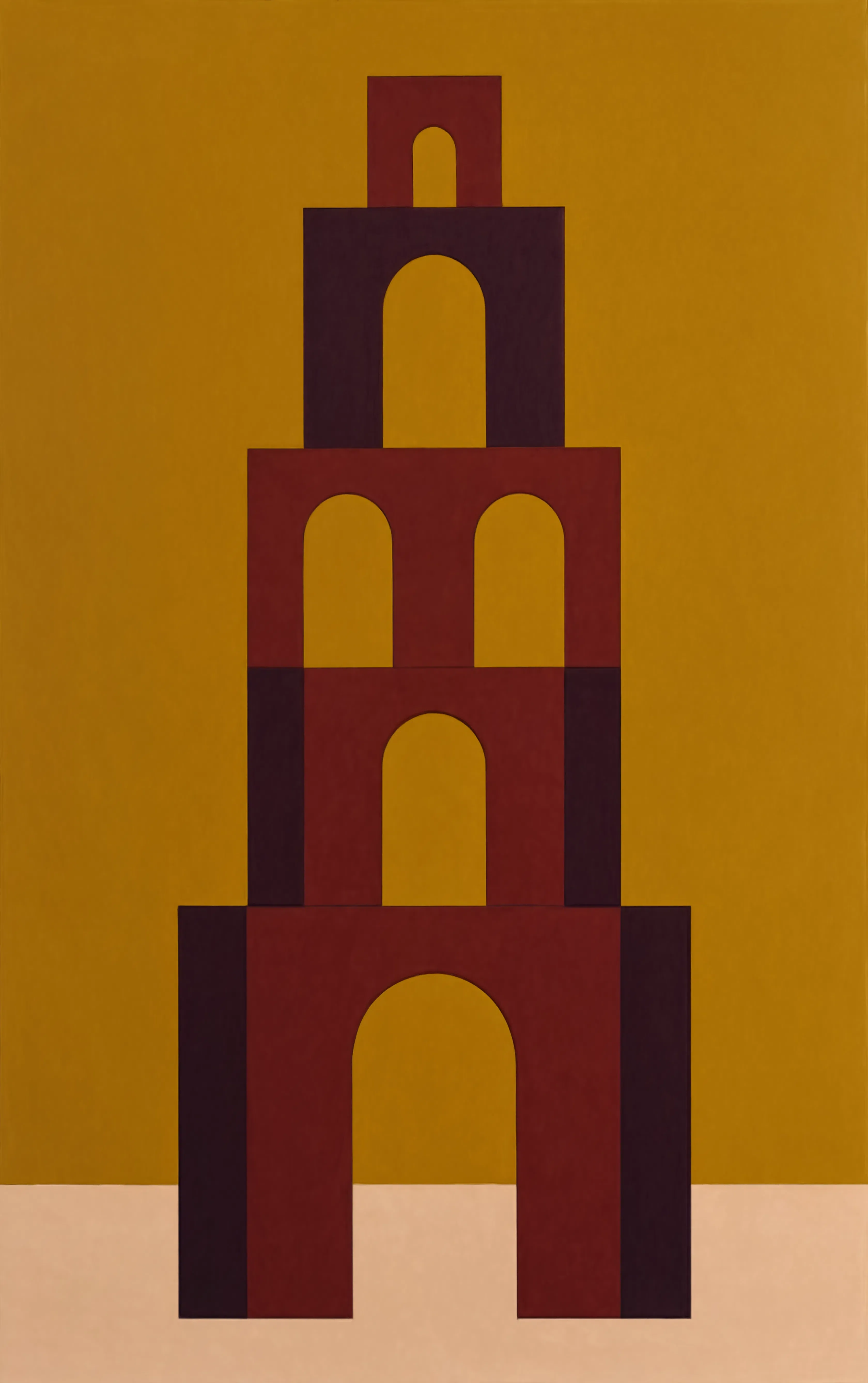 Arch Totem Study II | Contemporary Abstract Art Print