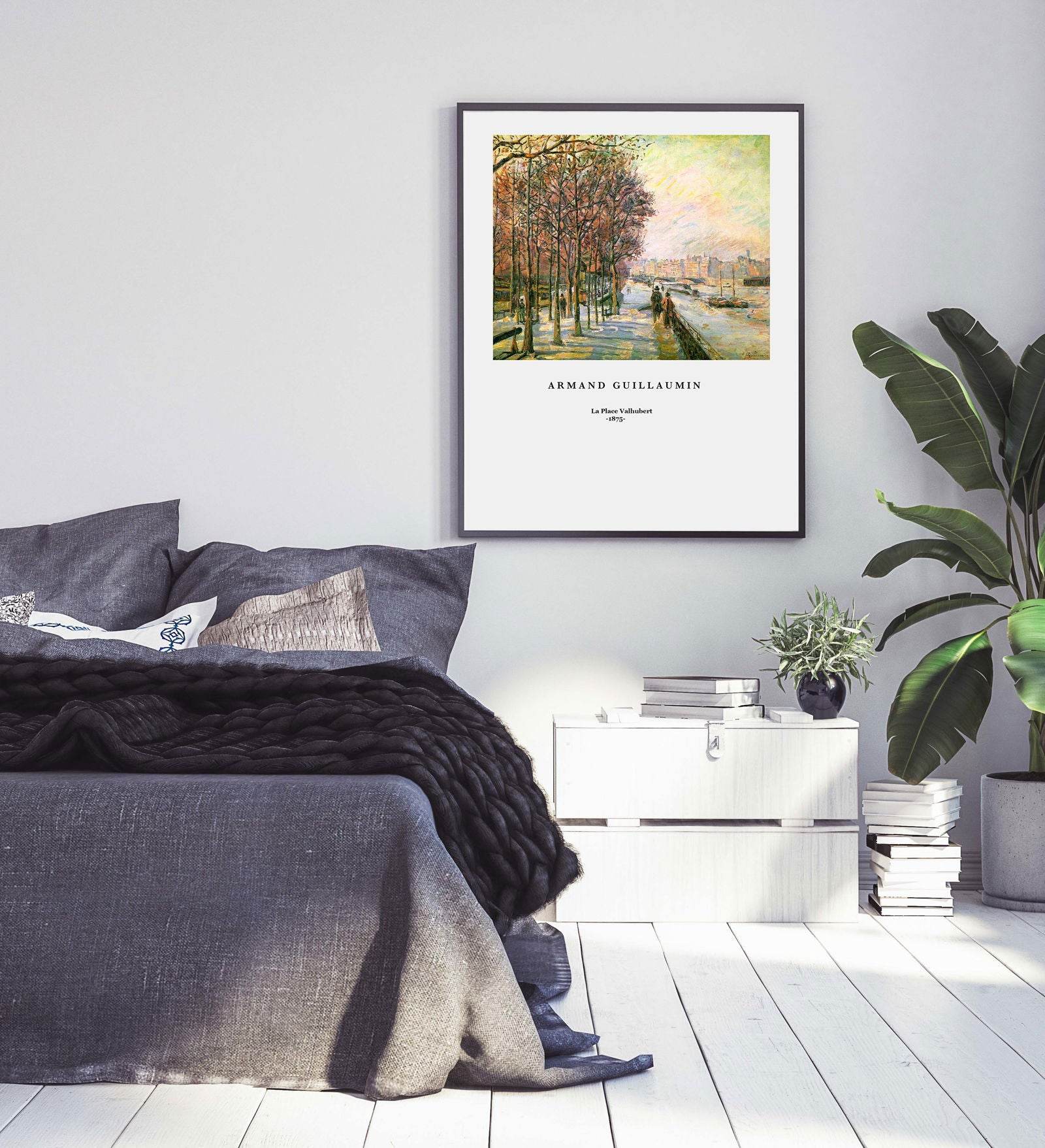 Armand Guillaumin - La Place Valhubert Poster - Hakyarts