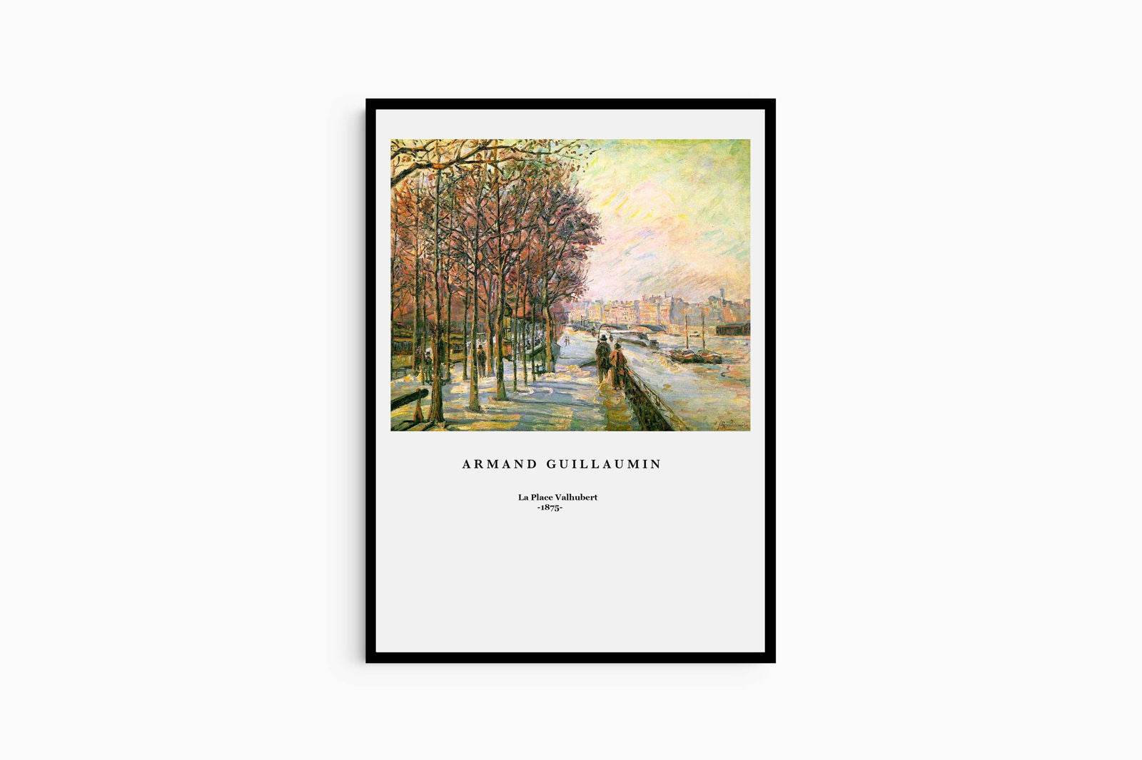 Armand Guillaumin - La Place Valhubert Poster - Hakyarts